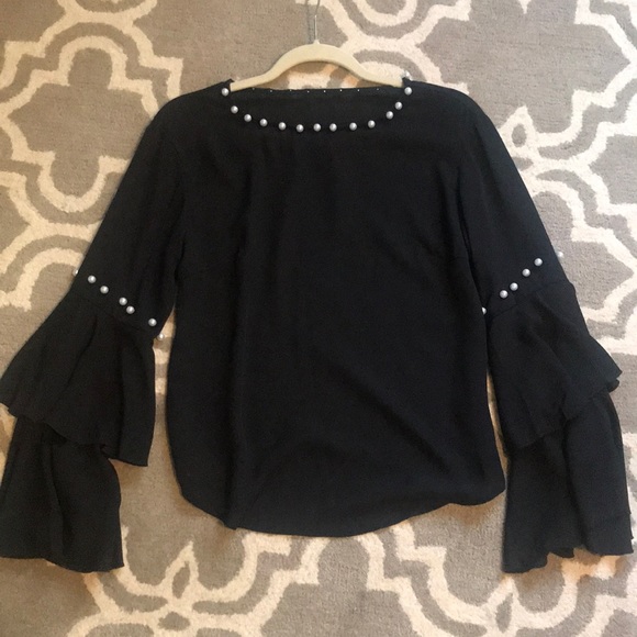 Tops - Pearl Ruffle Top
